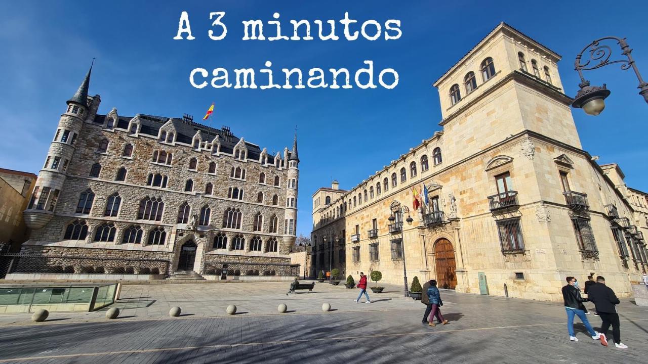 Ferienwohnung Www Sanmartinplaza Es En El Corazon Del Casco Historico León Exterior foto